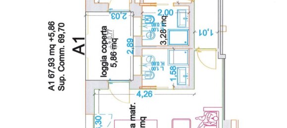 Apartamento de 3 divisões em Rome, Italy N.º 27179 34