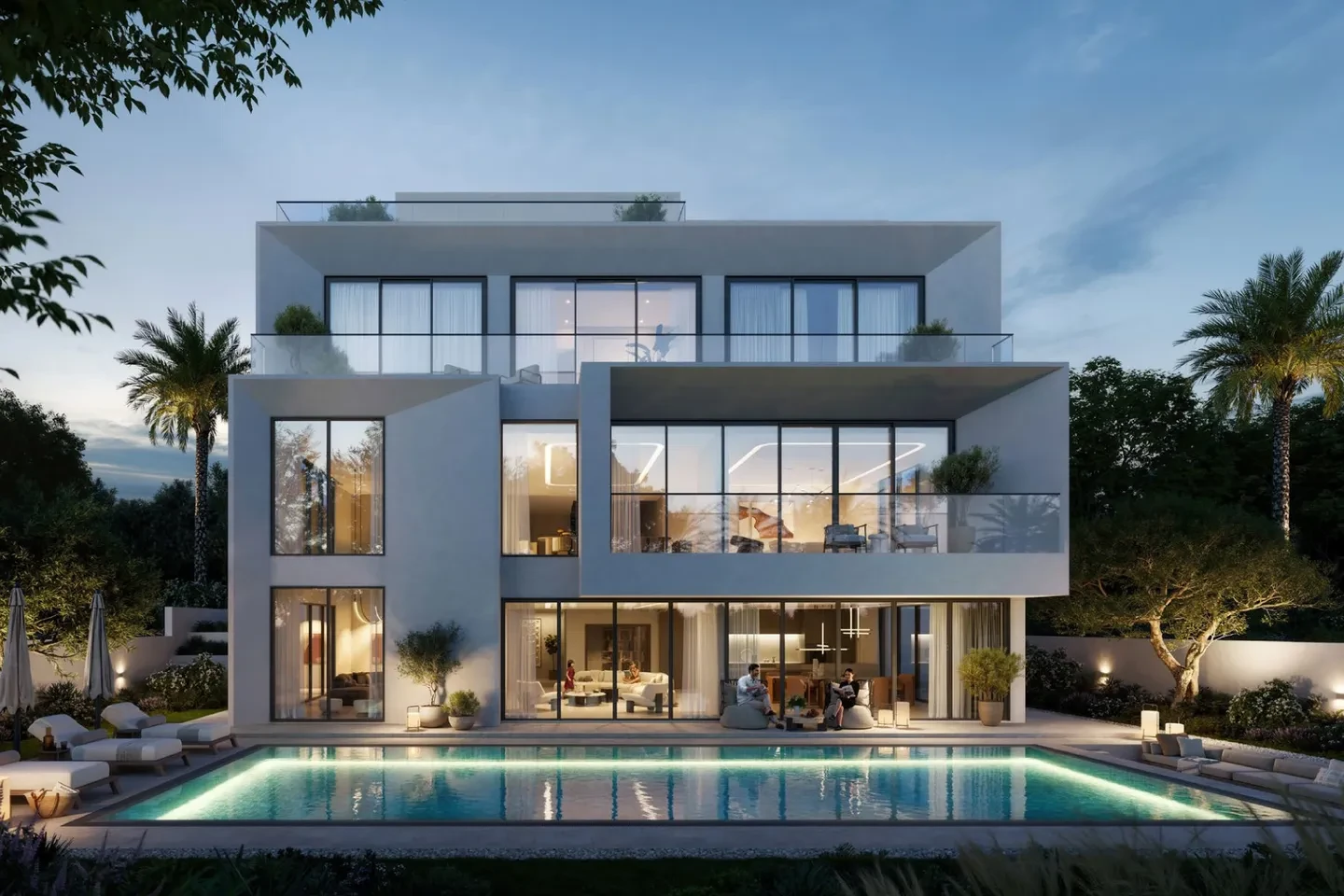 Villa de 4 dormitorios en Dubai, UAE No. 109878