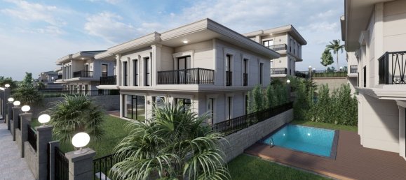 فيلا 5+1 في Sea Palm Villas, Bueyuekcekmece, Turkey رقم 37145 8