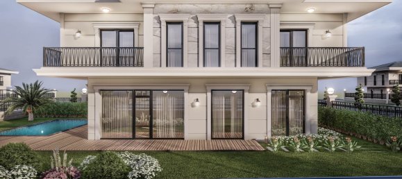 فيلا 5+1 في Sea Palm Villas, Bueyuekcekmece, Turkey رقم 37145 9