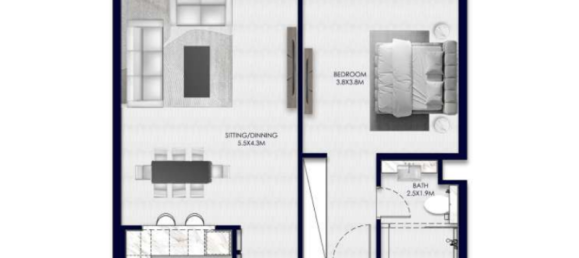 Studio à Yas Island, UAE No. 121343 11