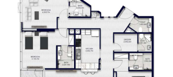 Studio à Yas Island, UAE No. 121343 13