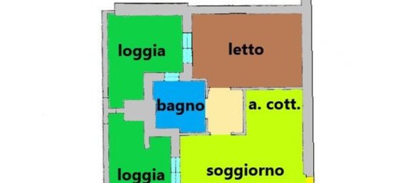 2 rooms Apartment in Pesaro, Italy No. 1808 27