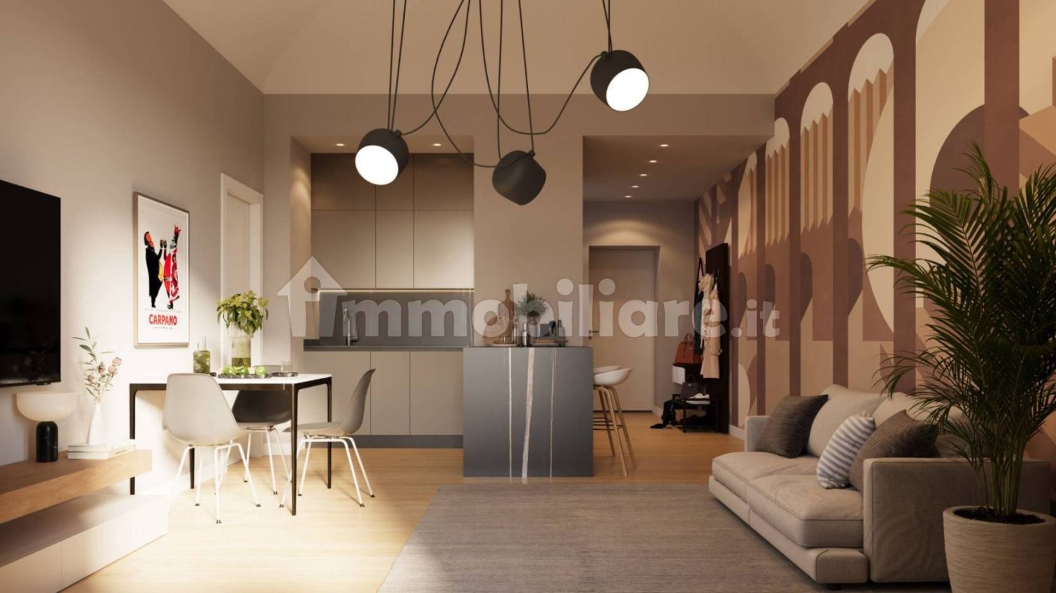 1 bedroom Apartment in Turin, Italy No. 168309