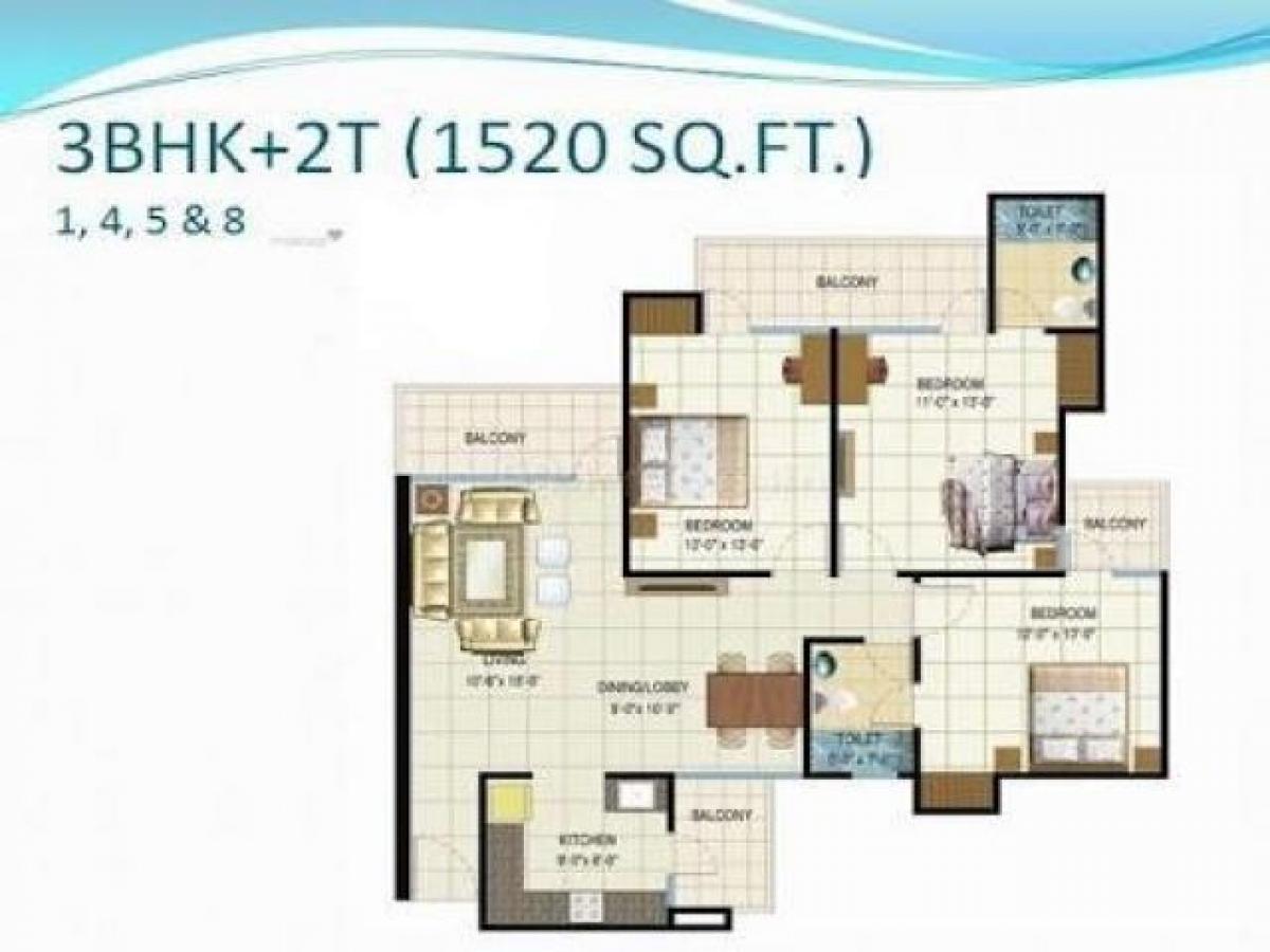 3 bedrooms House in Noida, India No. 67368