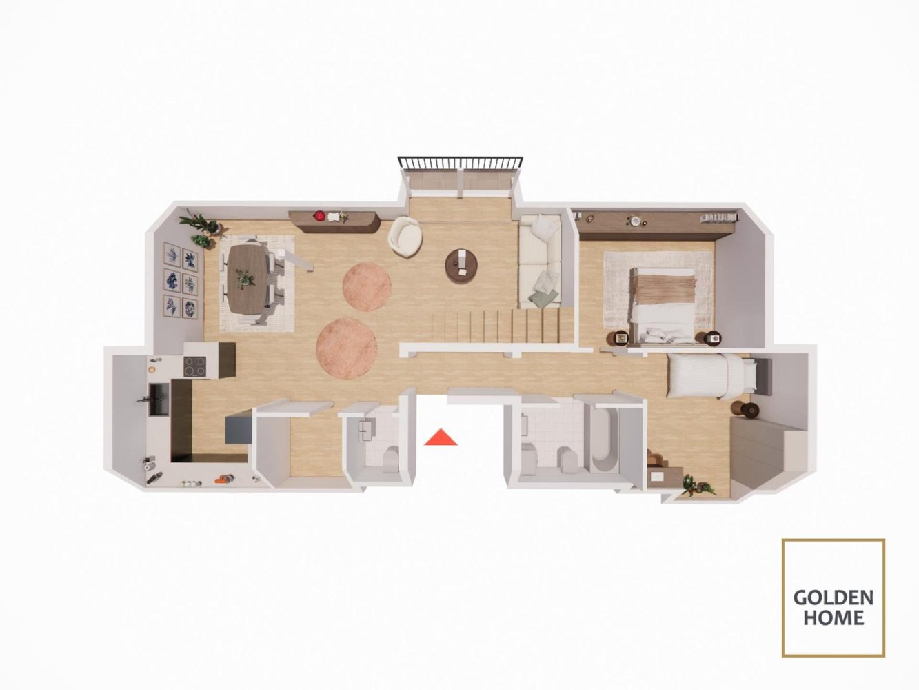 Дуплекс с 3 спальнями в Альтона, Германия № 276986