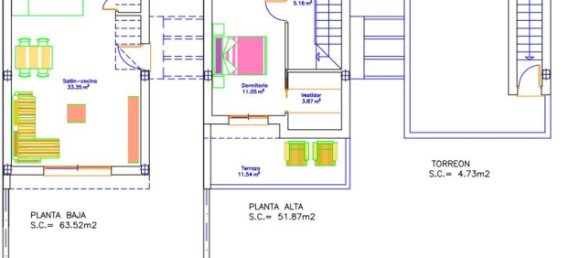 Дом с 3 спальнями в Сан-Педро-дель-Пинатар, Испания № 42369 12