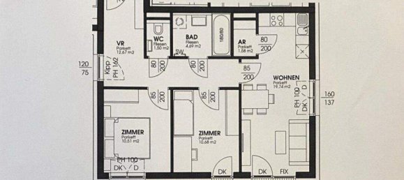 3 rooms Apartment in Klagenfurt am Worthersee, Austria No. 221209 10