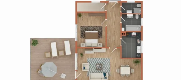 Дом с 1 спальней в Харбург, Германия № 273667 20