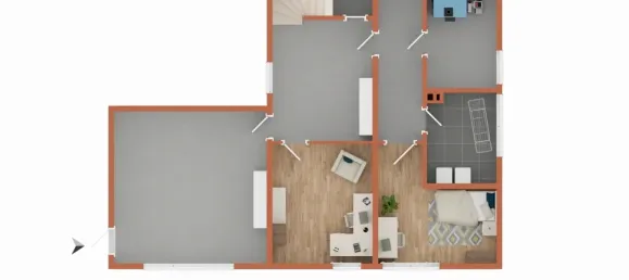 Дом с 1 спальней в Харбург, Германия № 273667 21