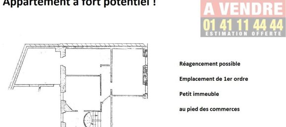 Apartamento de 2 dormitorios en Asnieres-sur-Seine, France No. 176227 18