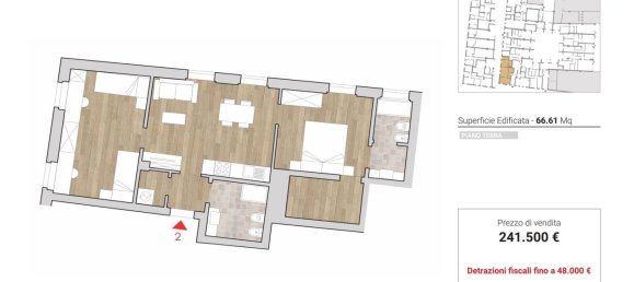 3-Zimmer Wohnung in Prato, Italy, Nr. 237594 13