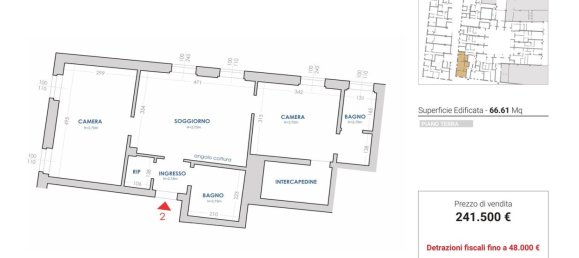 3-Zimmer Wohnung in Prato, Italy, Nr. 237594 16