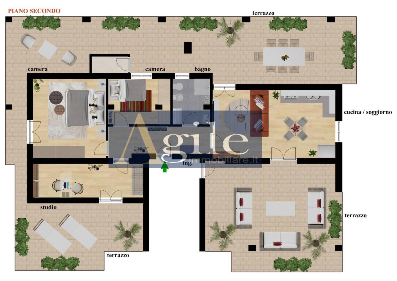 3 rooms Penthouse in San Benedetto del Tronto, Italy No. 121702