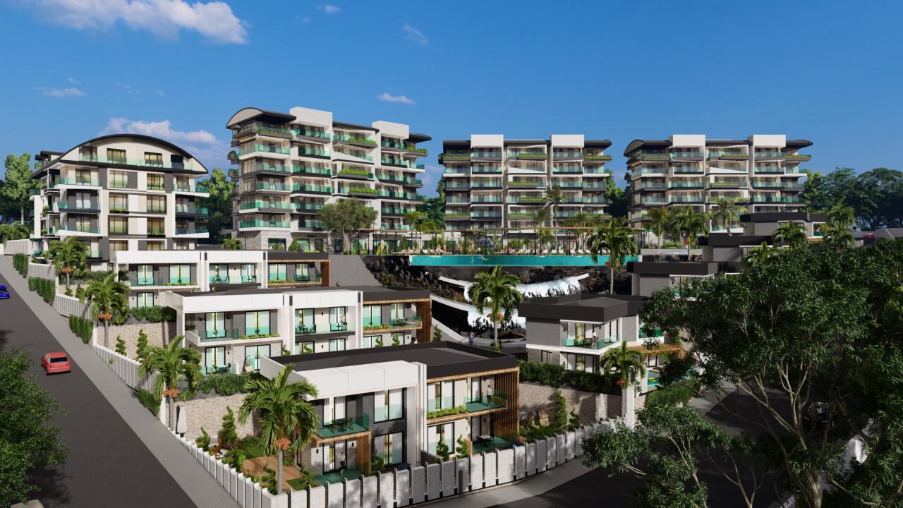 Apartamento 1+1 em Alanya, Turkey N.º 5313