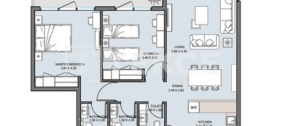 Penthouse T4 em Al Reem Island, UAE N.º 98194 13