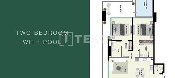 2 chambres Appartement à Dubai Land, UAE No. 111713 29