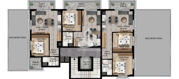 Apartamento de 1+1 en Kestel, Turkey No. 9056 22