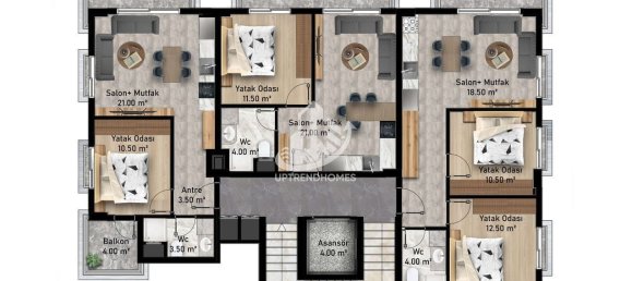 Apartamento de 1+1 en Kestel, Turkey No. 9056 23