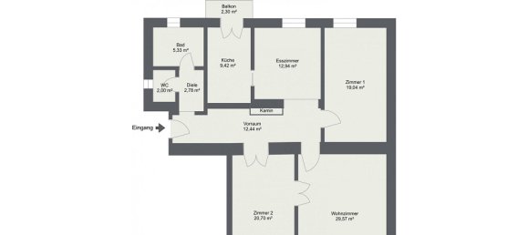 4 rooms Apartment in Leoben, Austria No. 82039 6