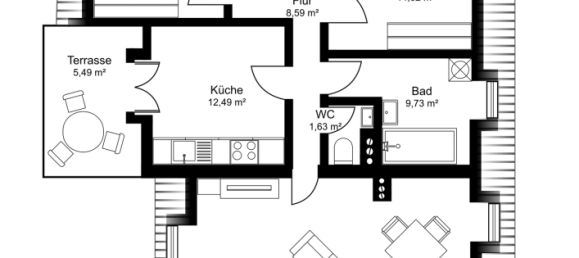 2 chambres Appartement à Gries, Austria No. 223646 6