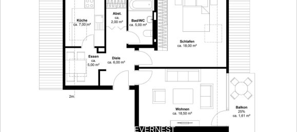 1 Schlafzimmer Wohnung in Bergisch Gladbach, Germany, Nr. 7745 8