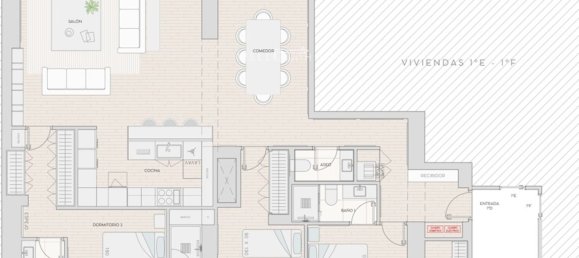 Квартира с 3 спальнями в Мадрид, Испания № 108968 12