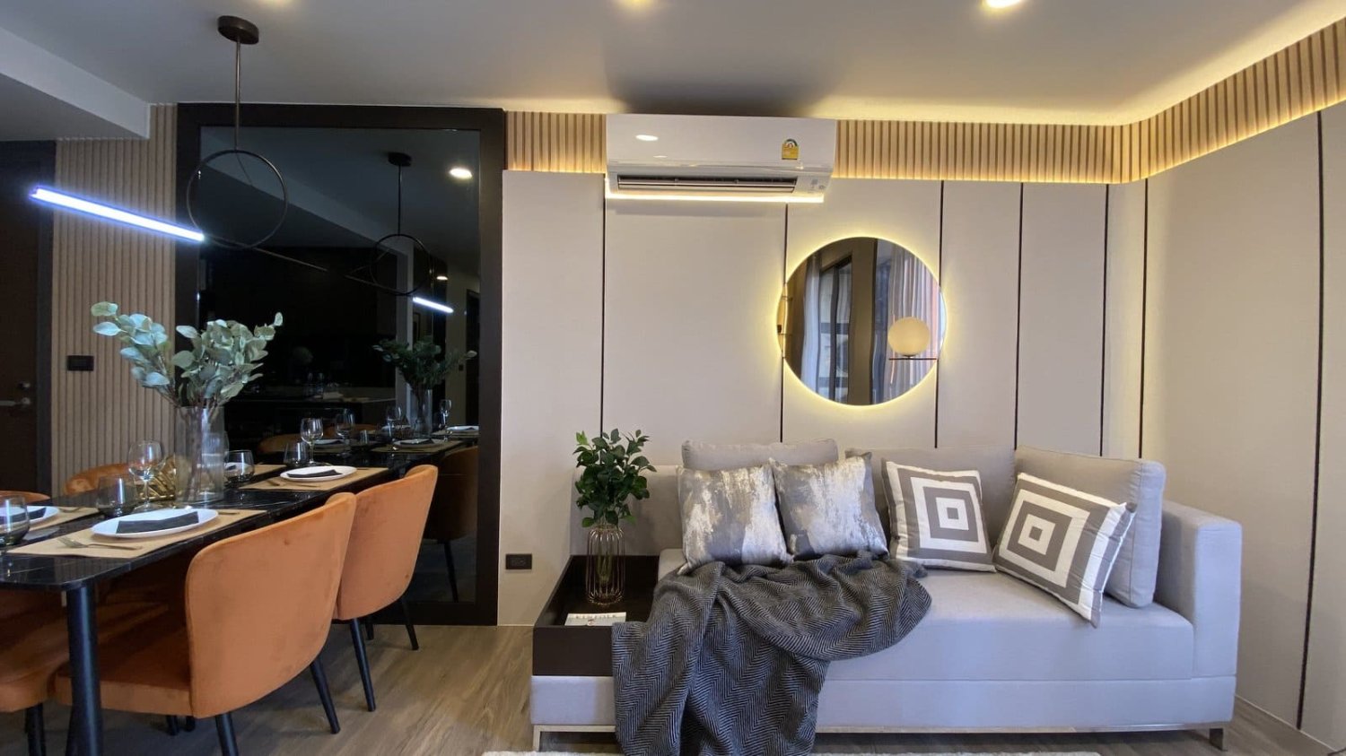 Apartamento com 2 quartos em condomínio em Bangkok, Thailand N.º 28466