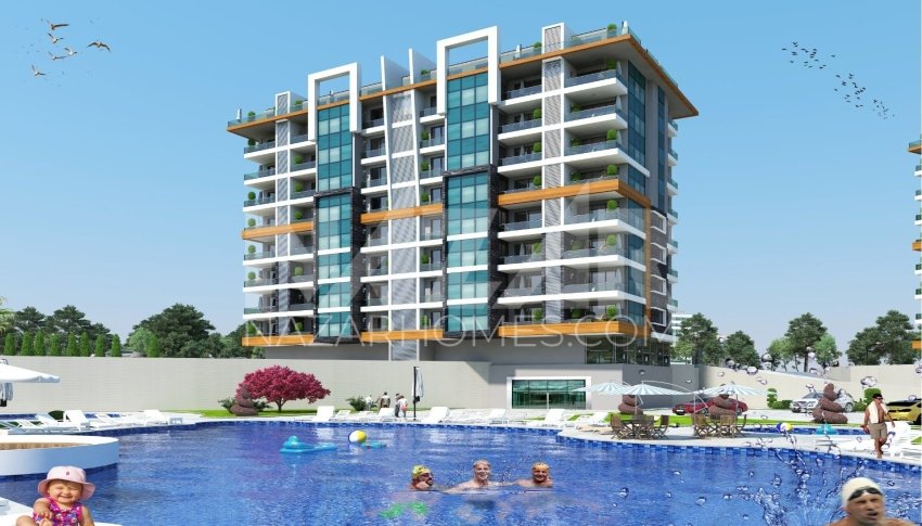 Apartment 1+1 in Alanya, Turkey No. 14377