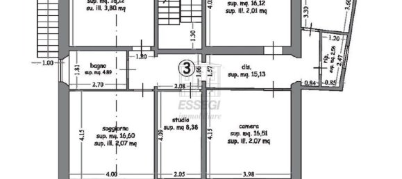5 rooms Apartment in Capannori, Italy No. 42673 5