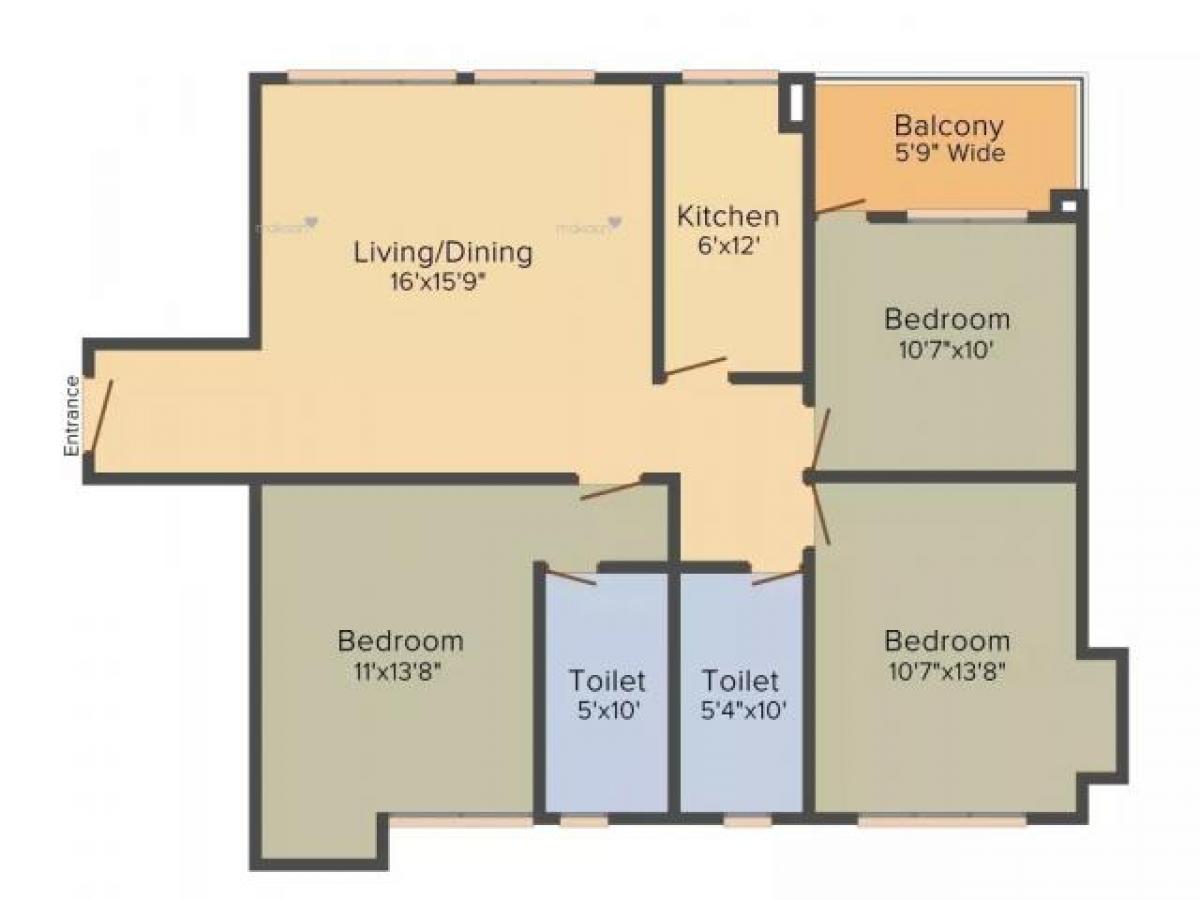 3 Schlafzimmer Haus in Kolkata, India, Nr. 18103