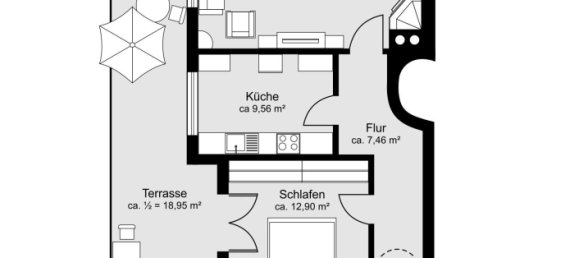 3 Schlafzimmer Wohnung in Garmisch-Partenkirchen, Germany, Nr. 32909 2