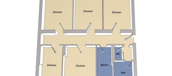 Apartamento de 4 habitaciónes en Kreuzberg, Germany No. 11909 12