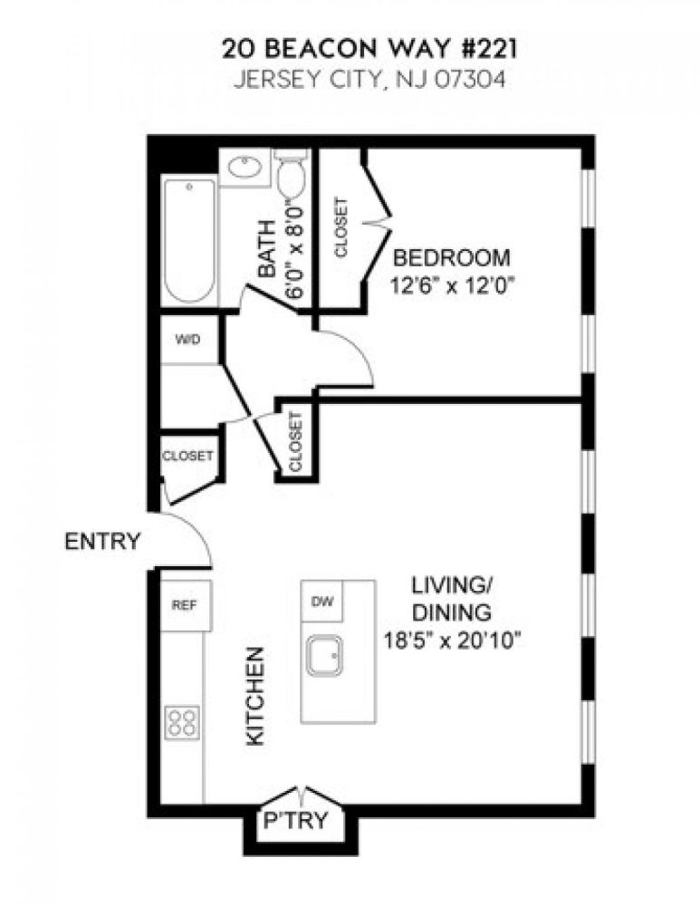 Studio in Jersey City, USA No. 403848