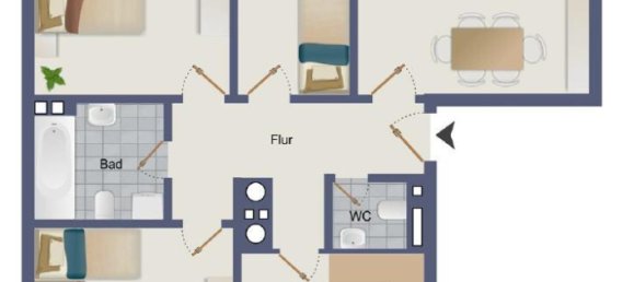 1 chambre Appartement à Freiburg im Breisgau, Germany No. 33975 2