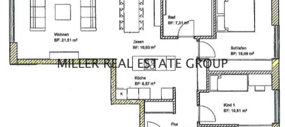 Квартира с 3 спальнями в Ингольштадт, Германия № 11645 20