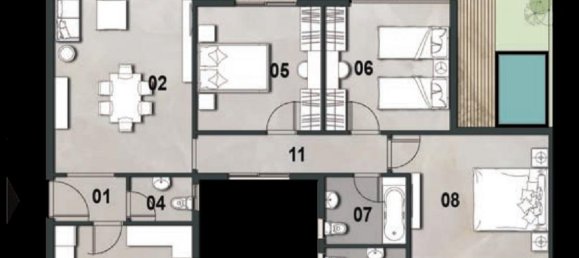 Кондоминиум  с 3 спальнями в Нью Кэпитал Сити, Египет № 2272 2