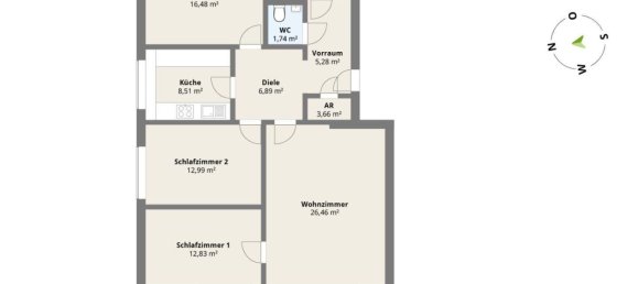 4 rooms Apartment in Linz, Austria No. 252921 15