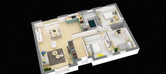 Casa de 3 dormitorios en Saint-Aubin-Routot, France No. 355172 3