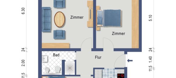 1 bedroom Apartment in Stuttgart, Germany No. 282406 3