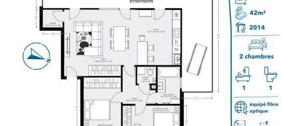 2 bedrooms Apartment in Montbeliard, France No. 306165 11