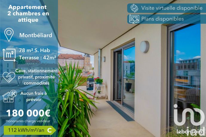 2 bedrooms Apartment in Montbeliard, France No. 306165