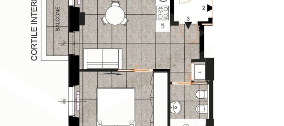 2غرفة شقة في Milan, Italy رقم 242225 21