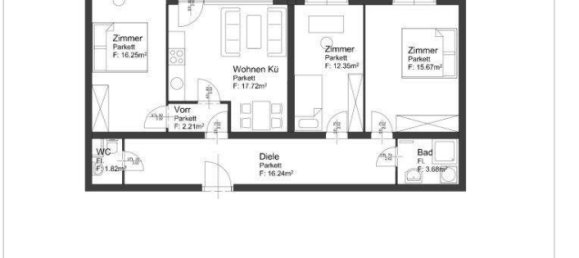 3 rooms Apartment in Graz, Austria No. 244392 10