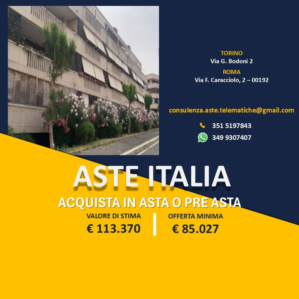 Apartamento de 3 habitaciónes en Rome, Italy No. 8878