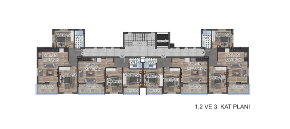 شقة 1+1 في Gazipasa, Turkey رقم 31258 14