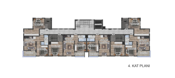 شقة 1+1 في Gazipasa, Turkey رقم 31258 15