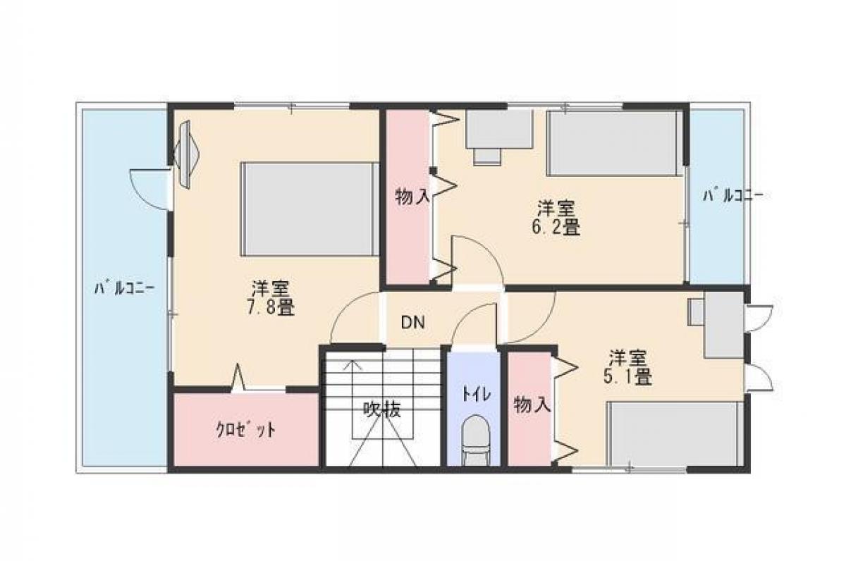 4 Schlafzimmer Haus in Fukuoka, Japan, Nr. 701