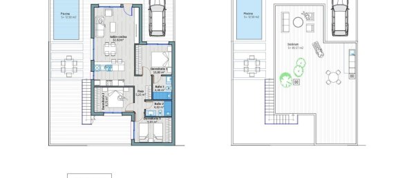 3 غرف نوم فيلا في Torre-Pacheco, Spain رقم 11684 7