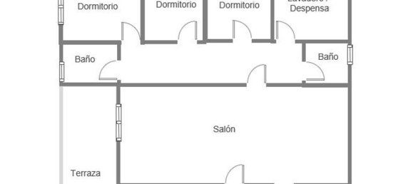 Apartamento de 3 dormitorios en Málaga, Spain No. 181036 38